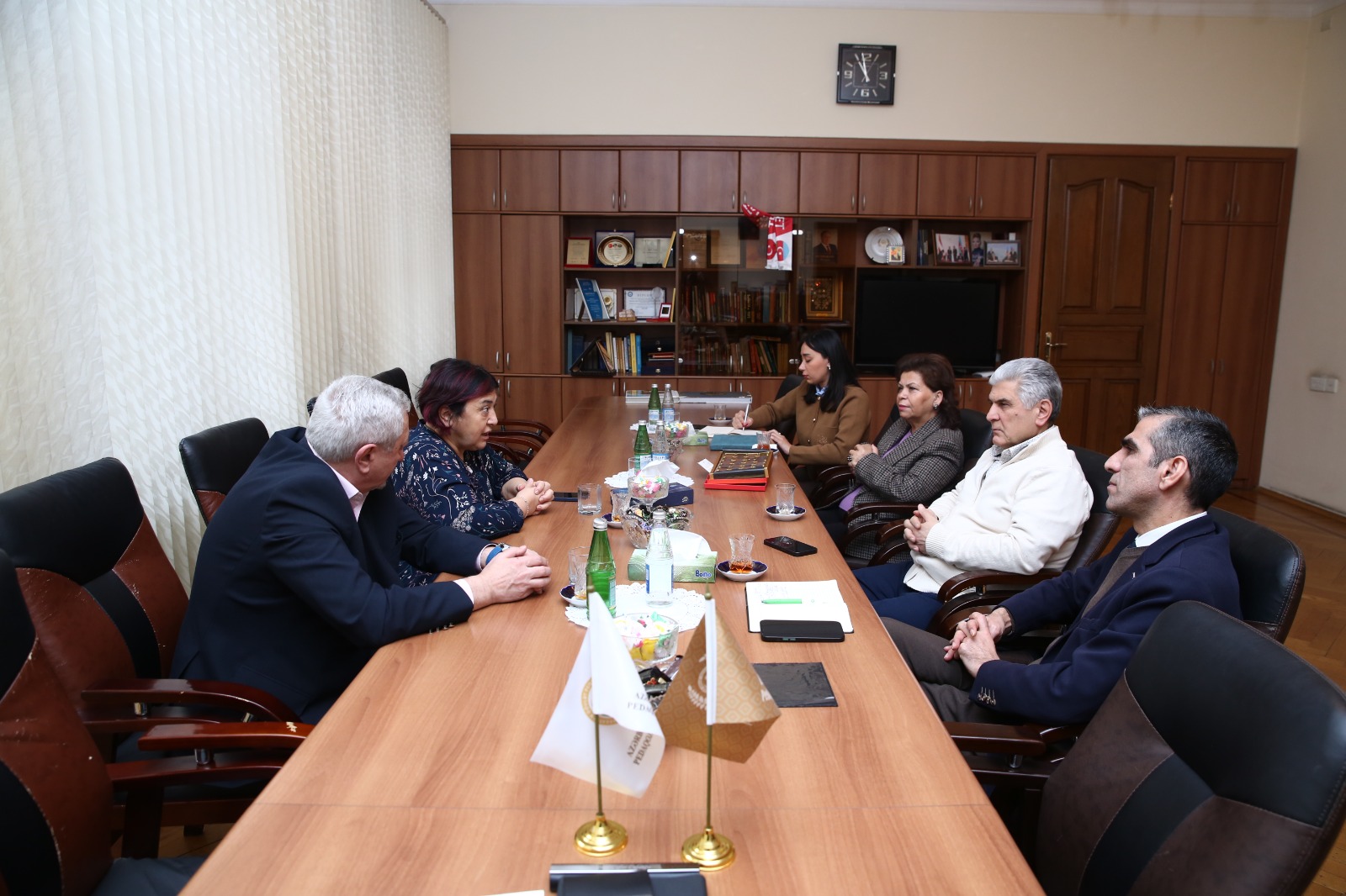 Çankaya Universitetinin prorektoru ADPU-da olub