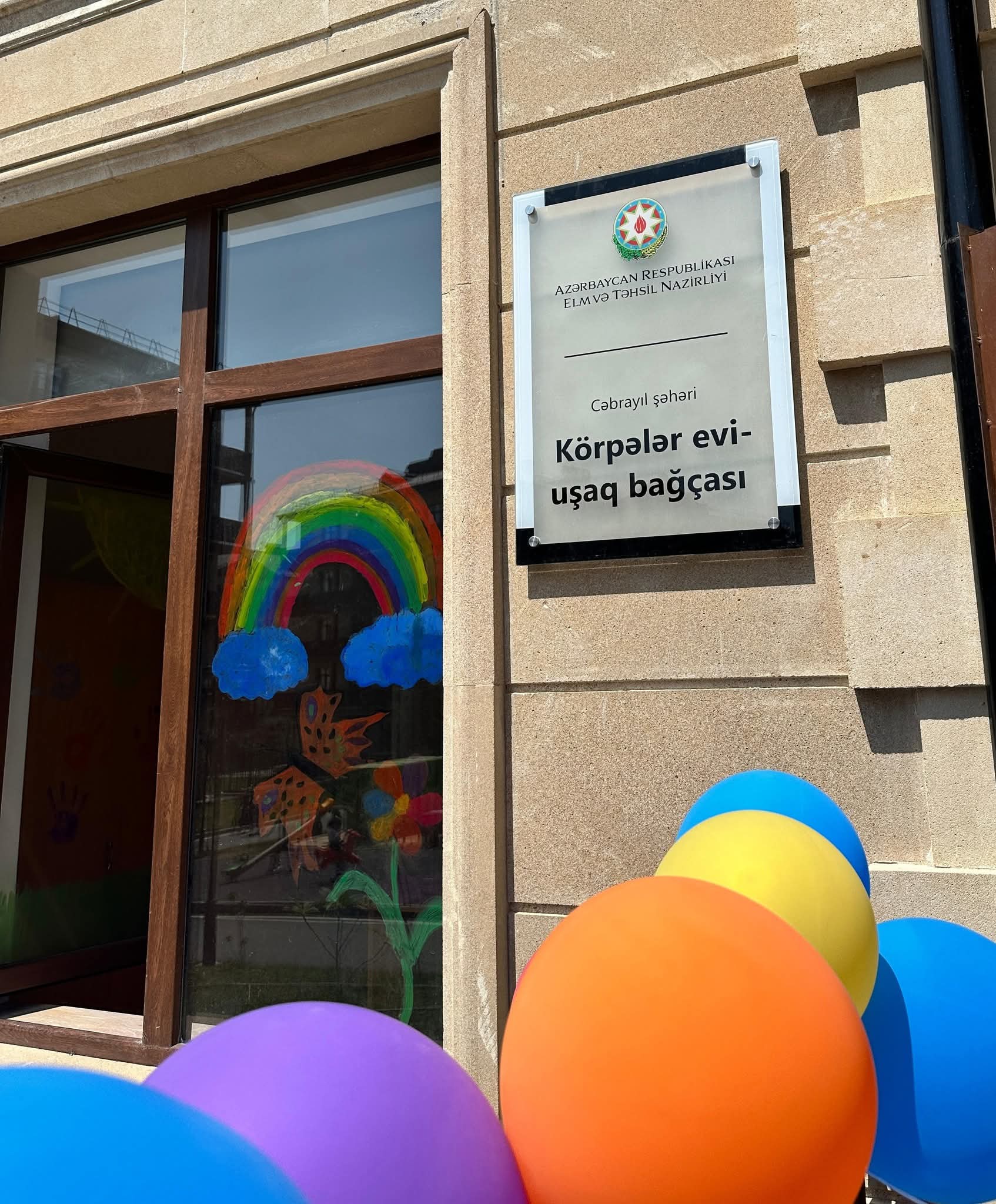 Cəbrayıl şəhəri körpələr evi-uşaq bağçası fəaliyyətə başlayıb