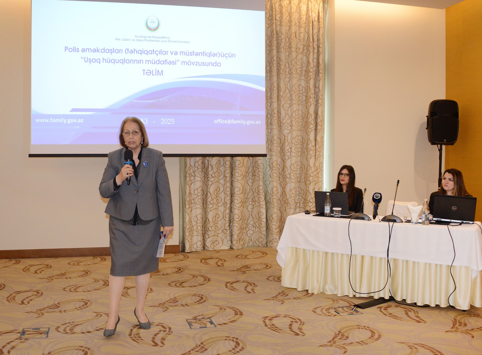 "Cinayət prosesində uşaq hüquqlarının müdafiəsi" mövzusunda təlim keçirilir