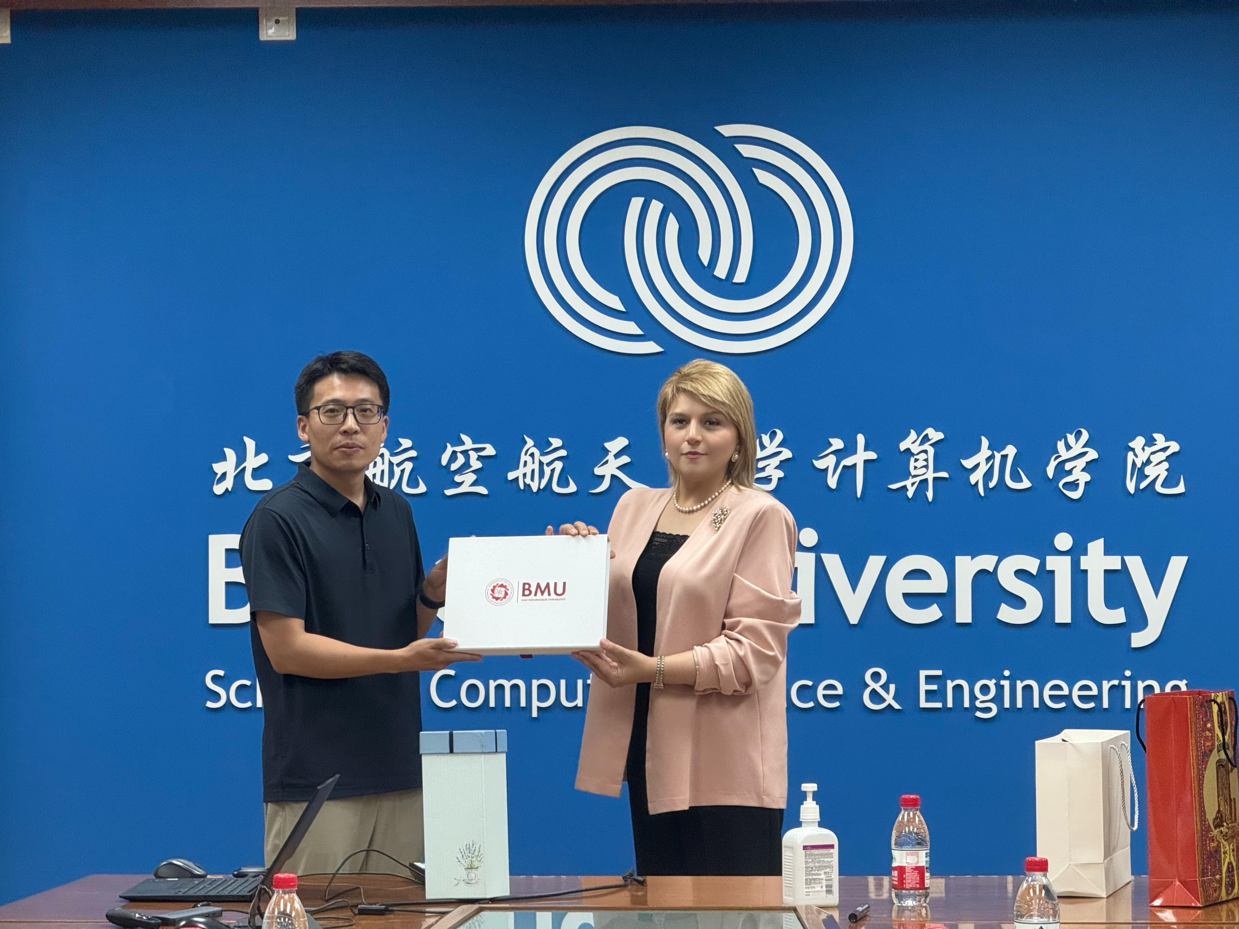 Çinin Beihang Universitetində BMU ilə əməkdaşlıq görüşü keçirilib