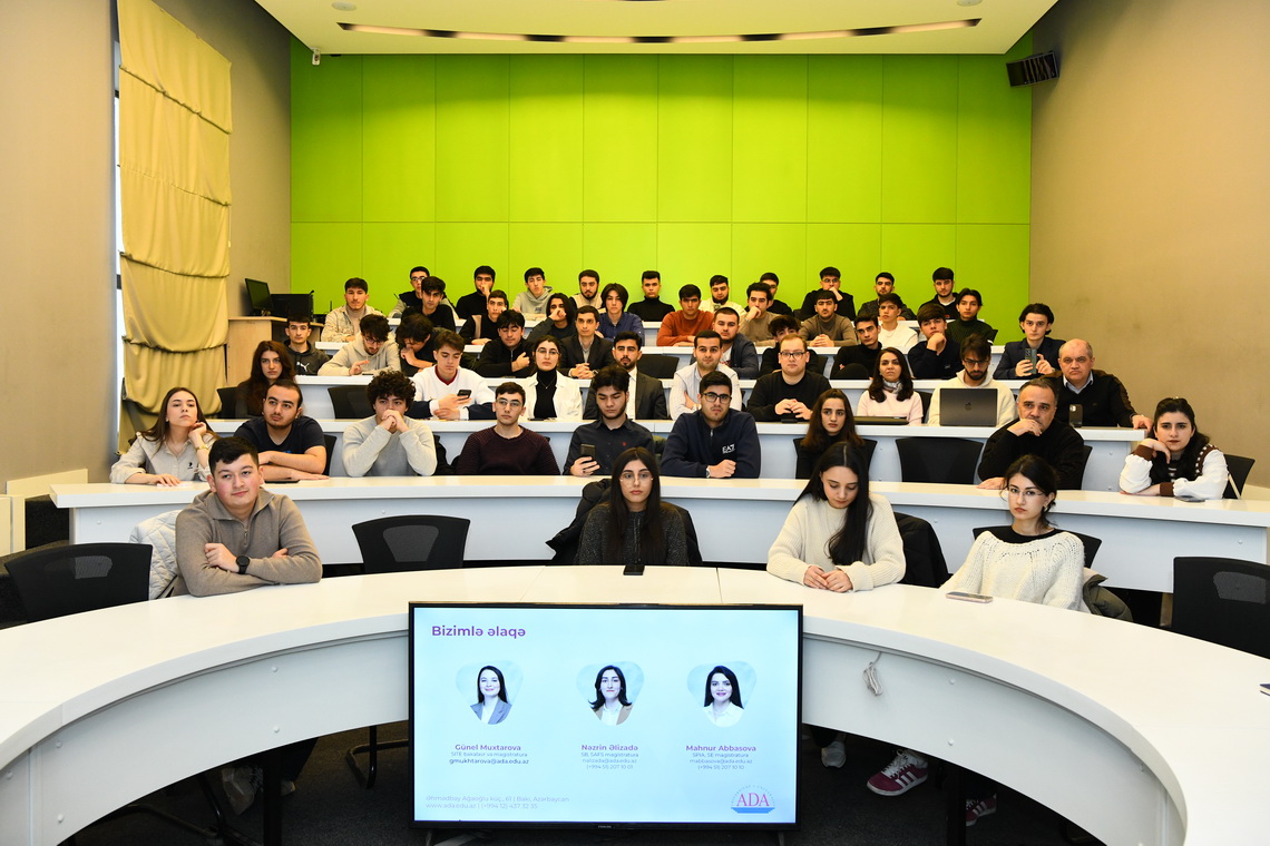 Corc Vaşinqton Universitetinin professoru ADNSU-da seminar keçib