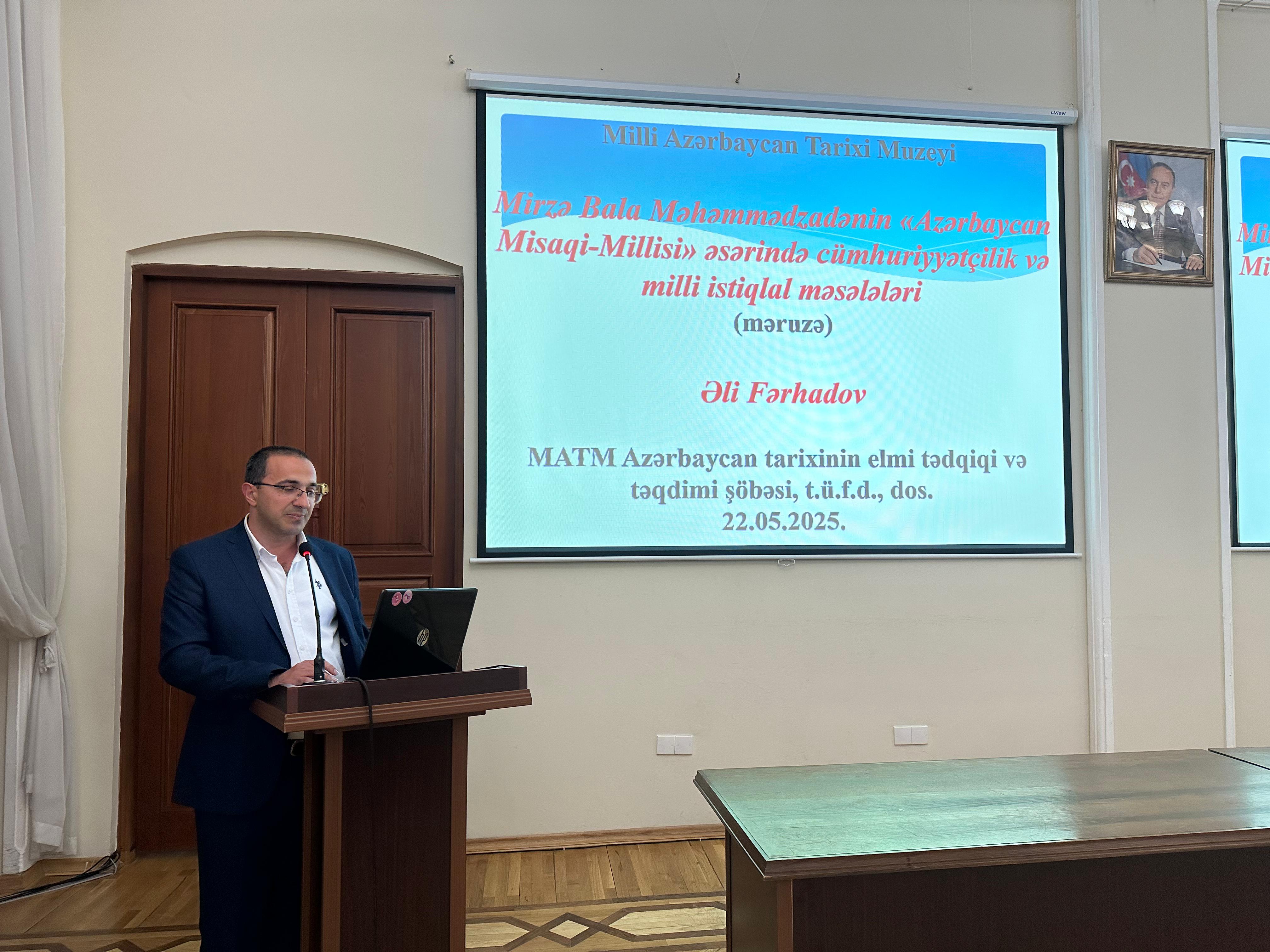 “Cümhuriyyət Maarifçiliyi və Müstəqil Azərbaycanın Təhsil Yolu” adlı tədbir keçirilib