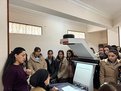 Dəstə kənd tam orta məktəbinin şagirdləri NDU-da olublar 