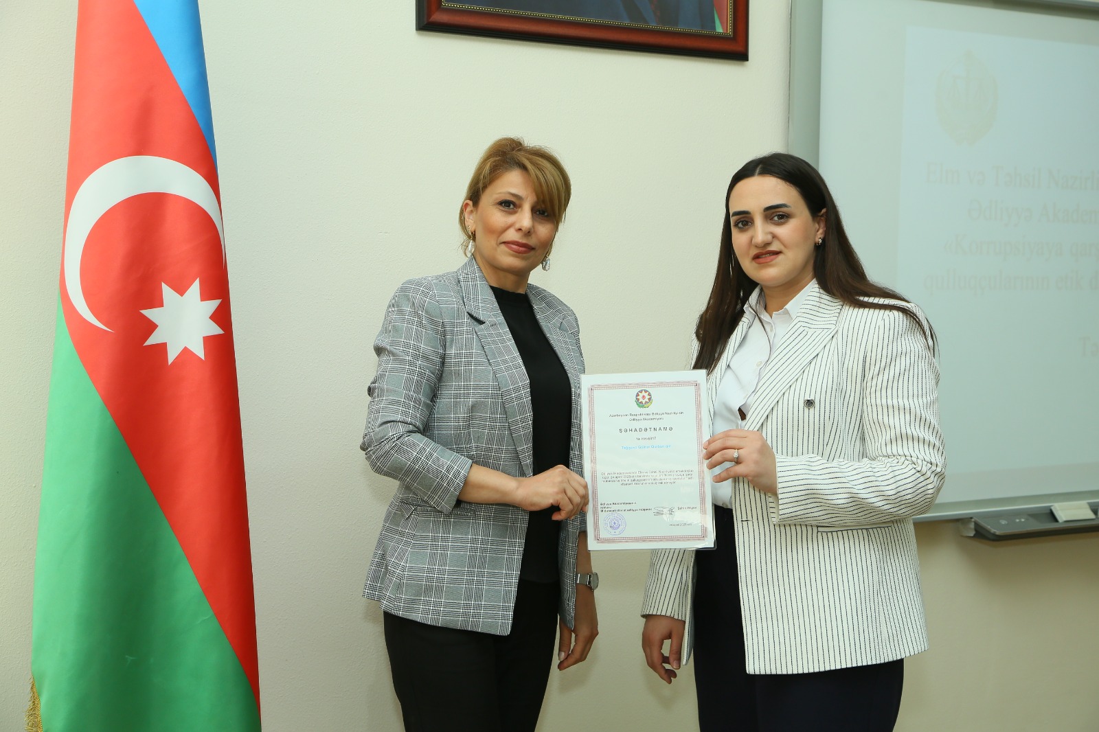 Ədliyyə Akademiyasında Elm və Təhsil Nazirliyinin əməkdaşları üçün təlim keçirilib