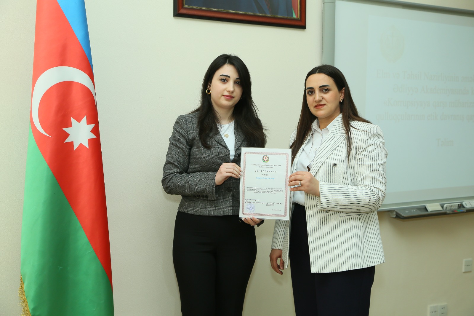 Ədliyyə Akademiyasında Elm və Təhsil Nazirliyinin əməkdaşları üçün təlim keçirilib