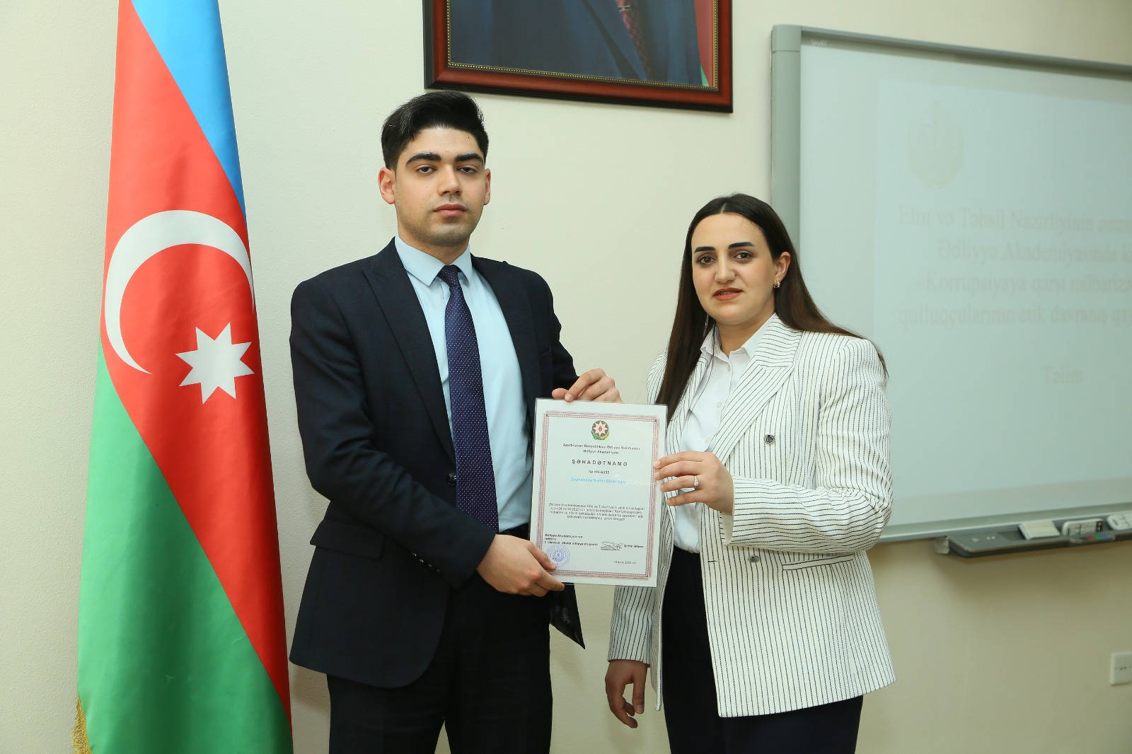 Ədliyyə Akademiyasında Elm və Təhsil Nazirliyinin əməkdaşları üçün təlim keçirilib