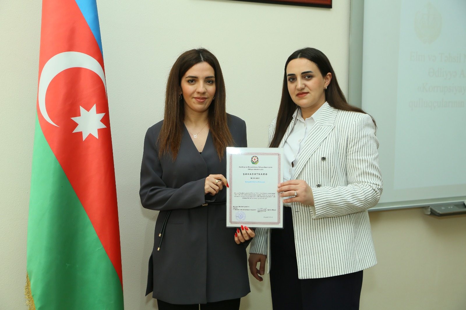 Ədliyyə Akademiyasında Elm və Təhsil Nazirliyinin əməkdaşları üçün təlim keçirilib