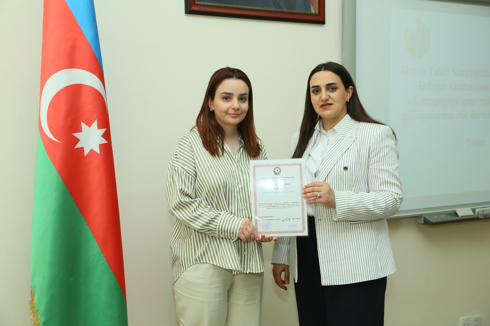 Ədliyyə Akademiyasında Elm və Təhsil Nazirliyinin əməkdaşları üçün təlim keçirilib