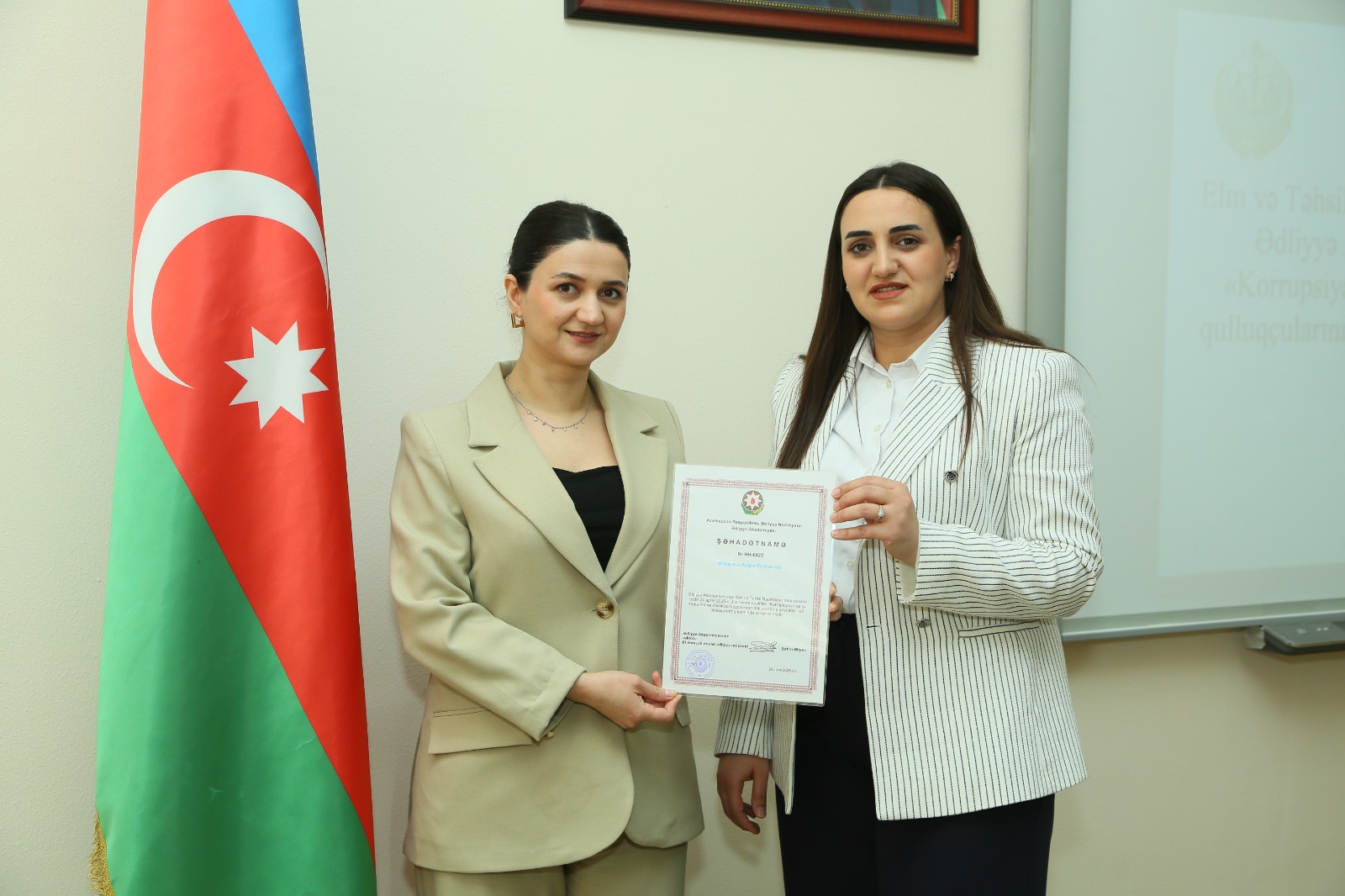 Ədliyyə Akademiyasında Elm və Təhsil Nazirliyinin əməkdaşları üçün təlim keçirilib