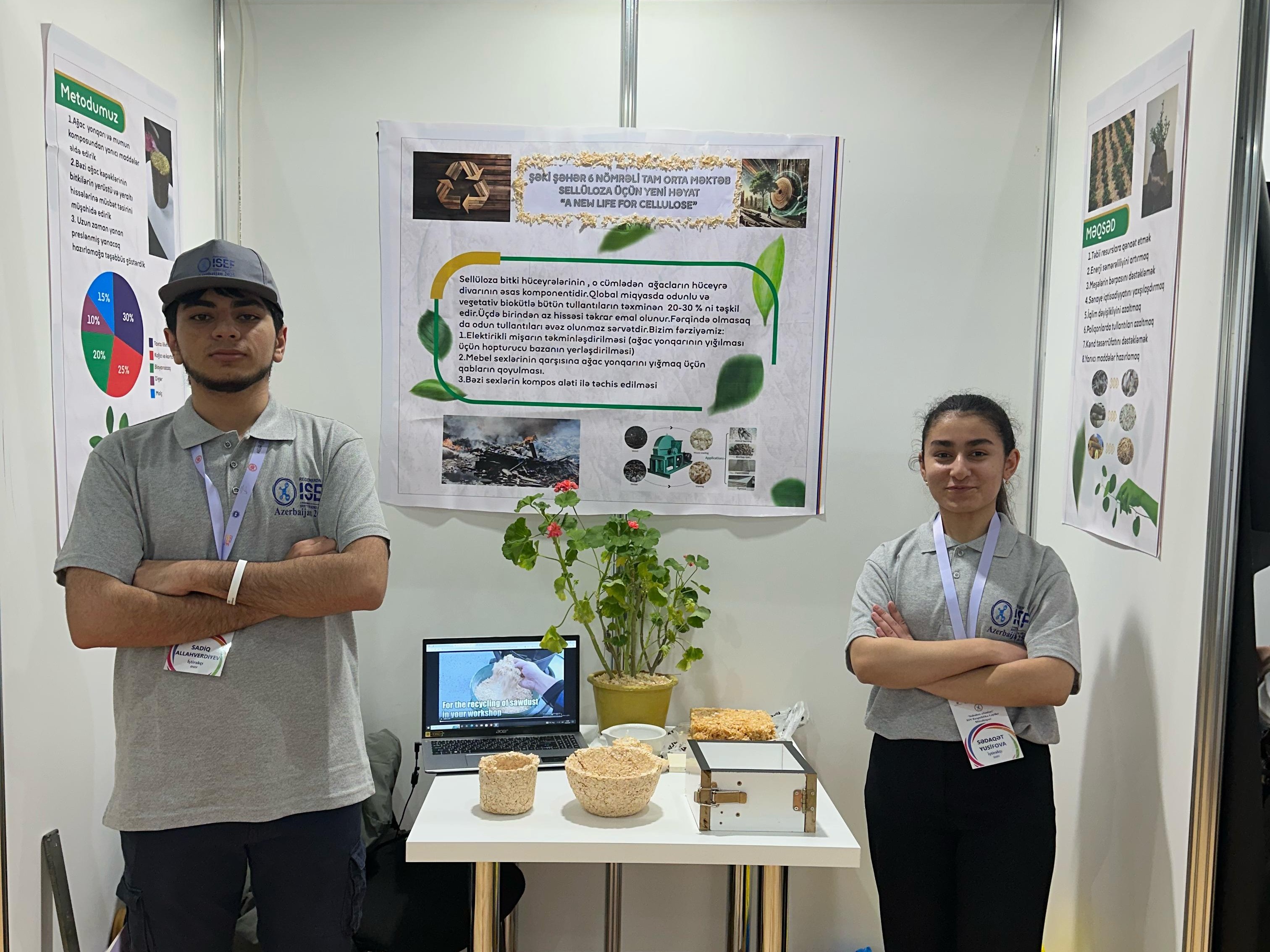 Ekoloji problemlərin həllinə töhfə - Şəki məktəblilərinin uğuru 