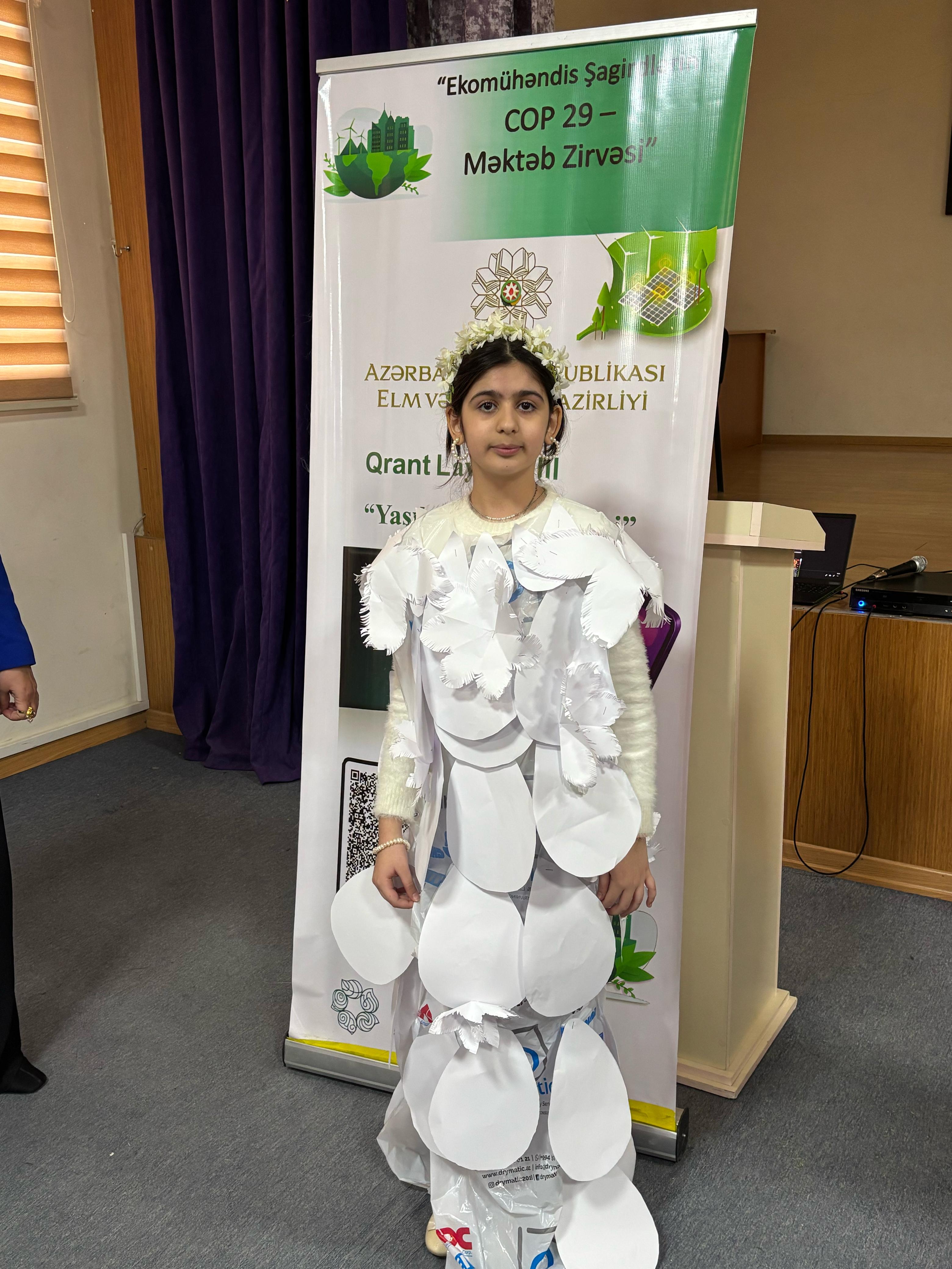 "Ekomühəndis şagirdlərin COP29 məktəb zirvəsi" layihəsinin bağlanış tədbiri keçirilib