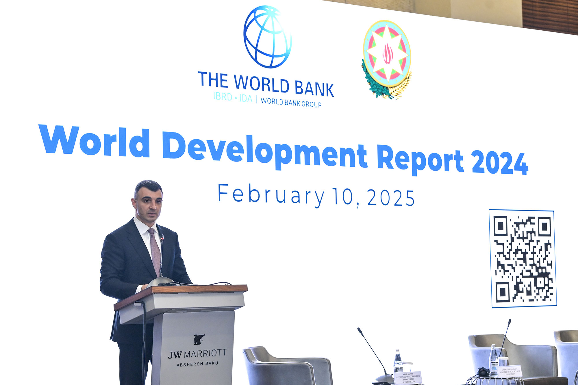 Elm və təhsil naziri Dünya Bankının hesabat tədbirində iştirak edib