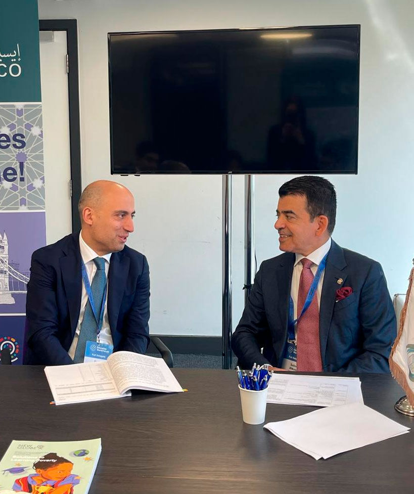 Elm və təhsil naziri ICESCO-nun baş direktoru ilə görüşüb