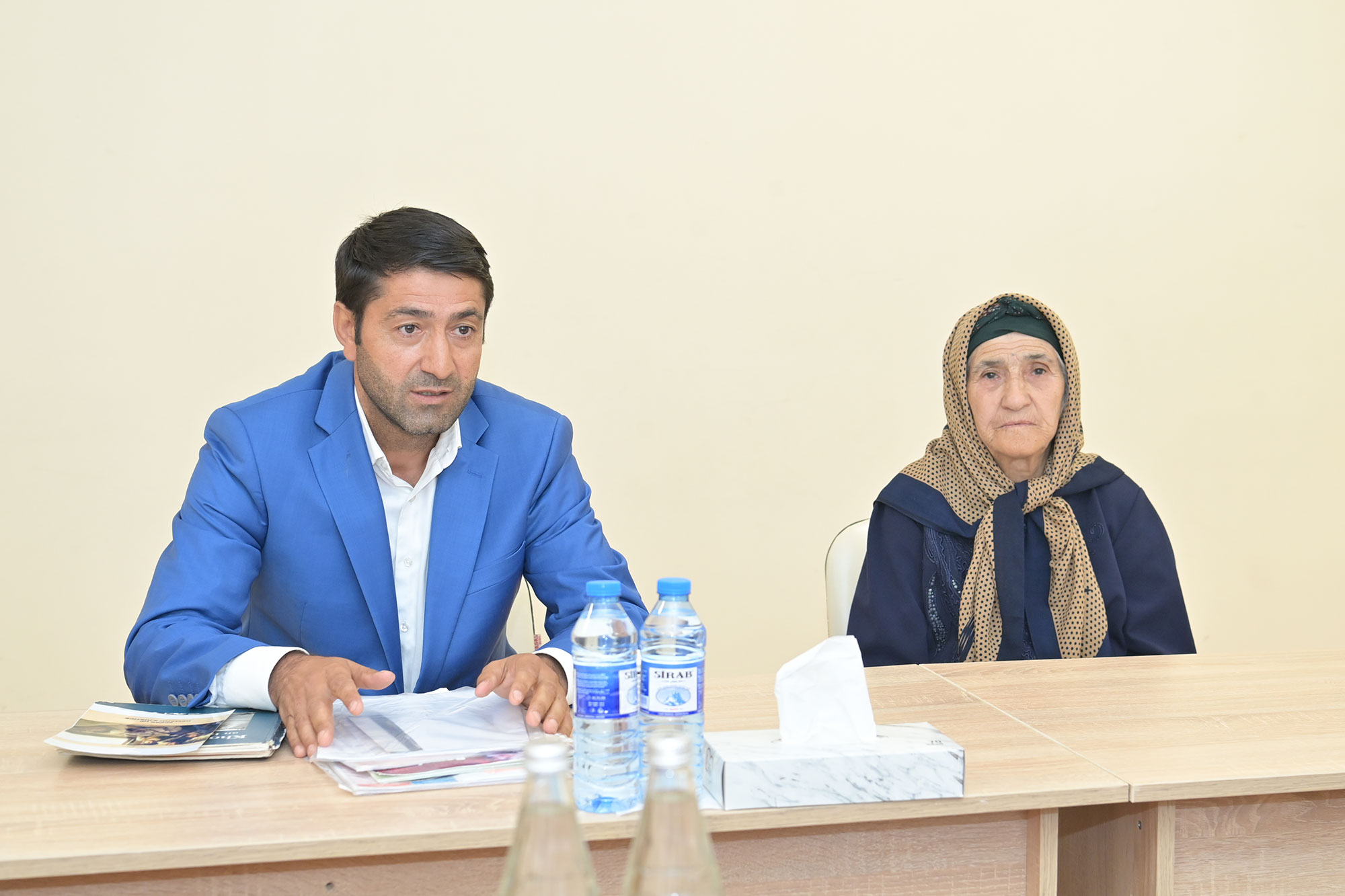 Elm və təhsil naziri İsmayıllıda vətəndaşları qəbul edib