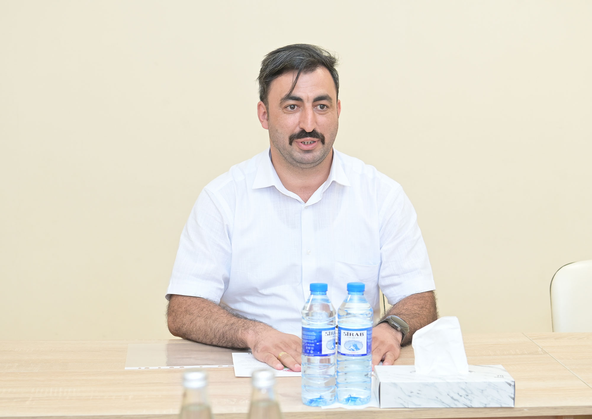 Elm və təhsil naziri İsmayıllıda vətəndaşları qəbul edib