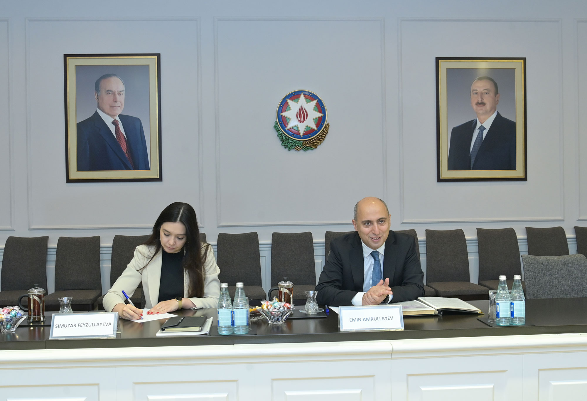 Elm və təhsil naziri İtaliyanın ölkəmizdəki səfiri ilə görüşüb