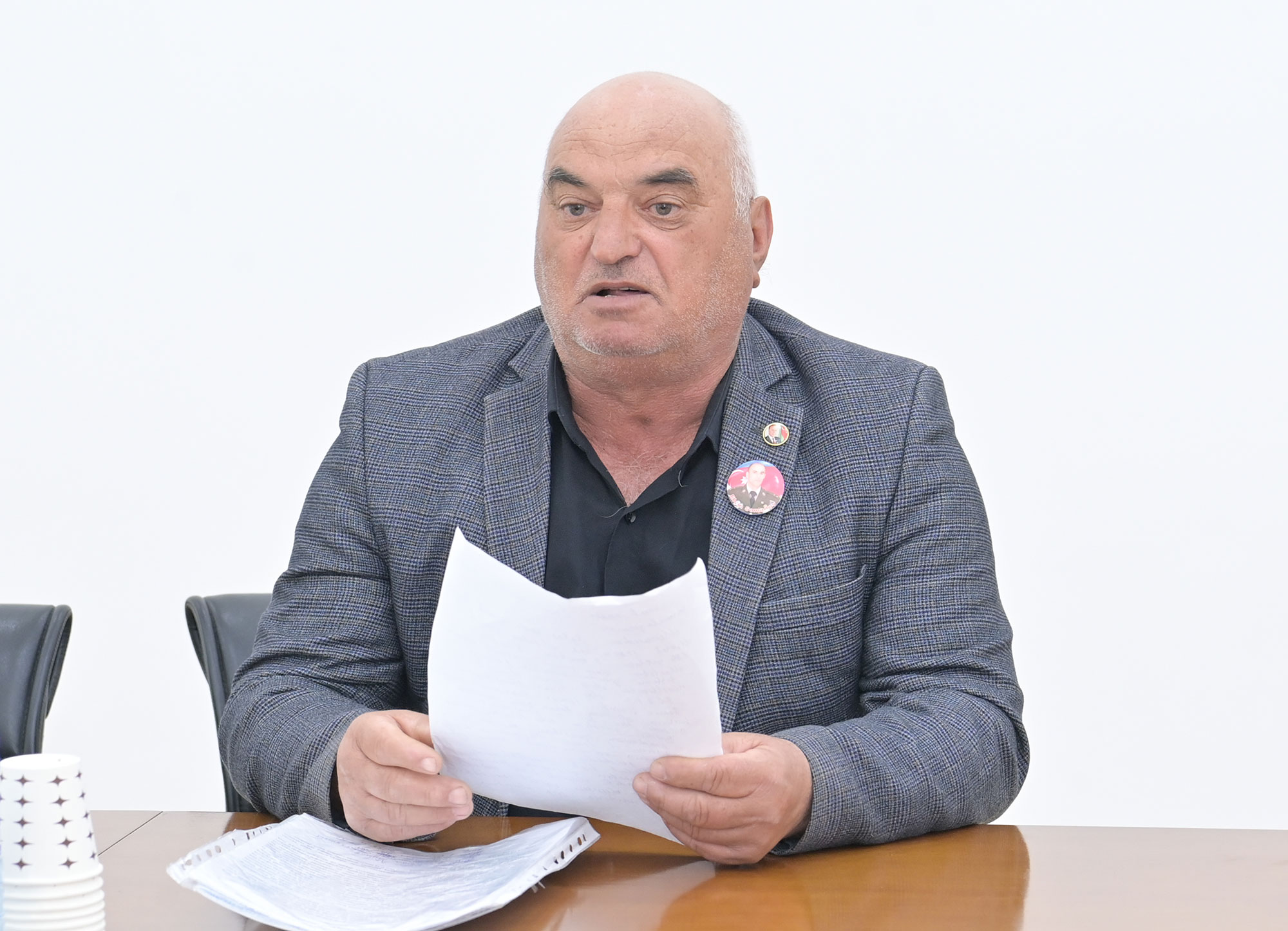 Elm və təhsil naziri Şabranda vətəndaşları qəbul edib