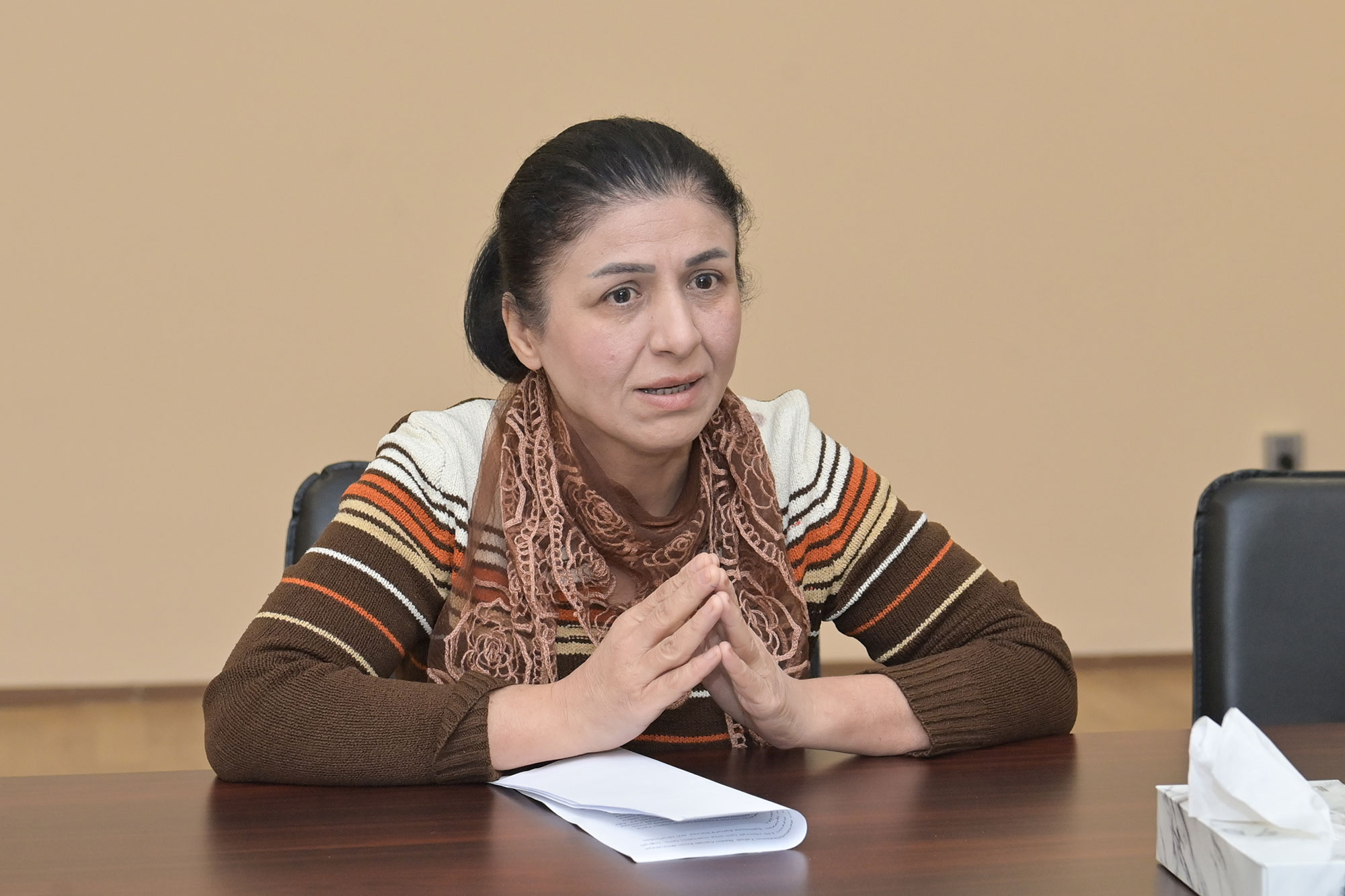 Elm və təhsil naziri Tərtərdə vətəndaşları qəbul edib