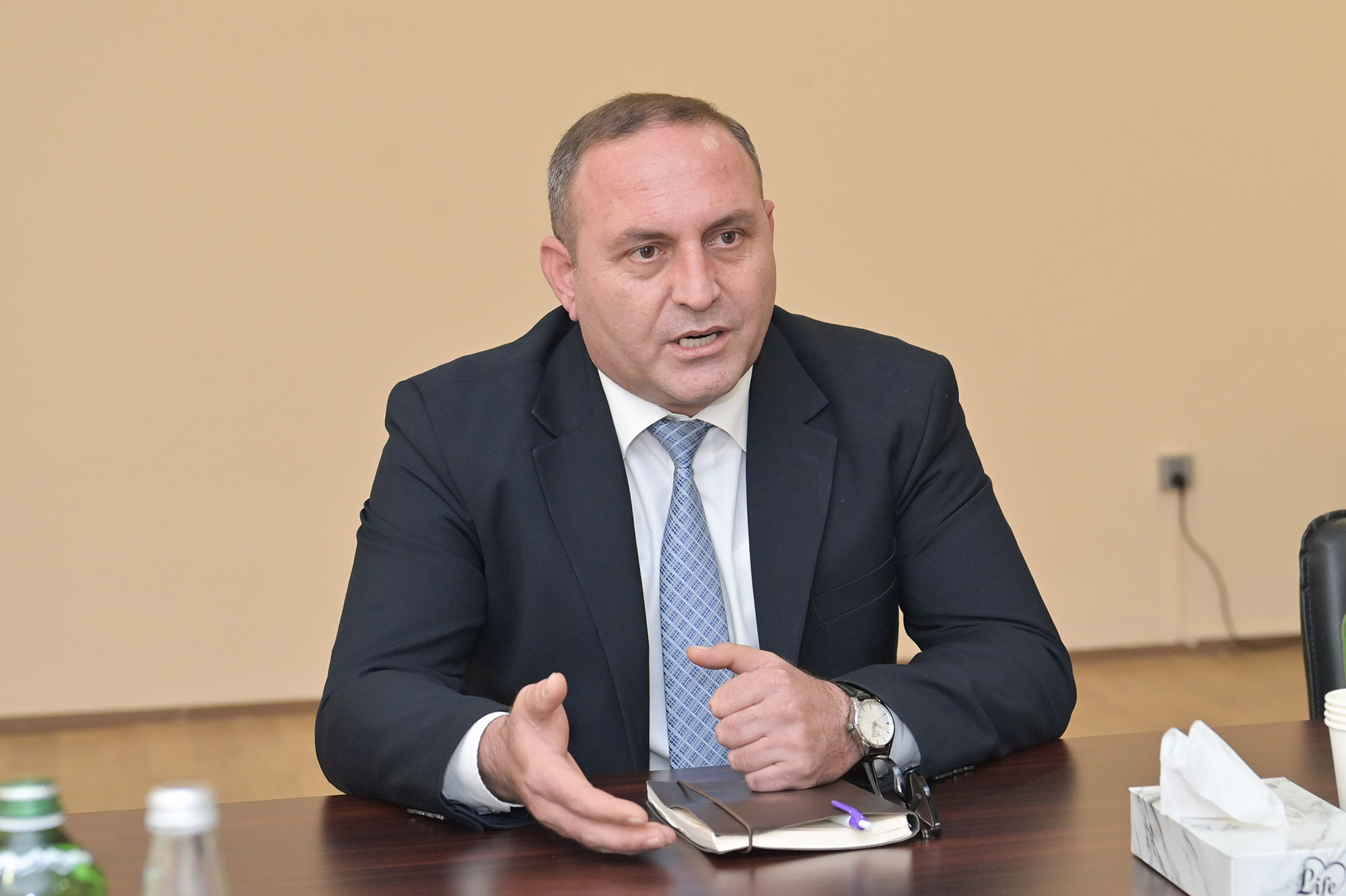 Elm və təhsil naziri Tərtərdə vətəndaşları qəbul edib