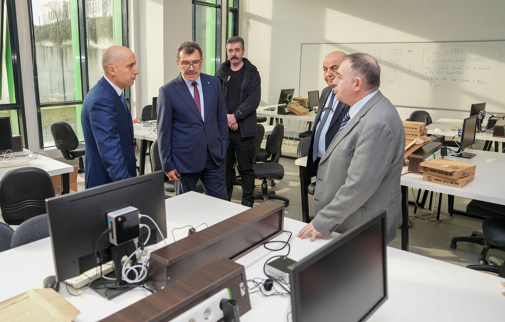 Elm və təhsil naziri Türkiyənin bir neçə ali təhsil müəssisəsində olub