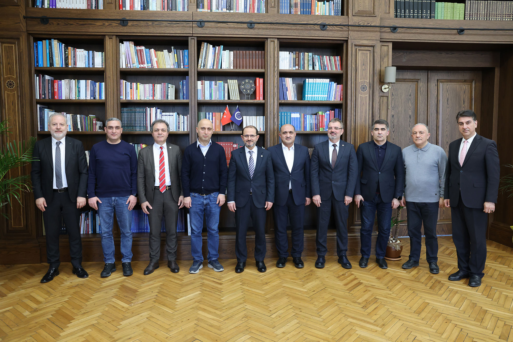 Elm və təhsil naziri Türkiyənin bir neçə ali təhsil müəssisəsində olub