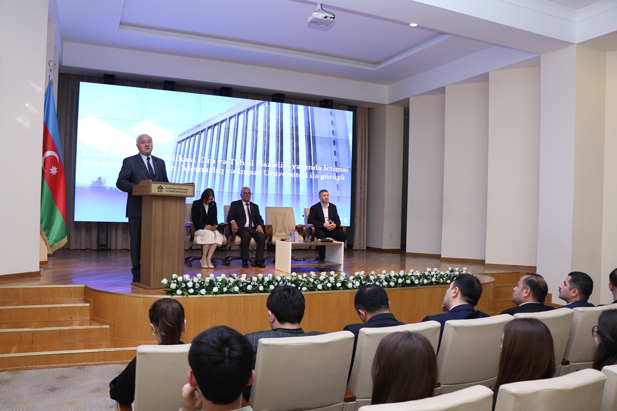 Elm və Təhsil Nazirliyi yanında İctimai Şuranın üzvləri AzMİU-da olublar 