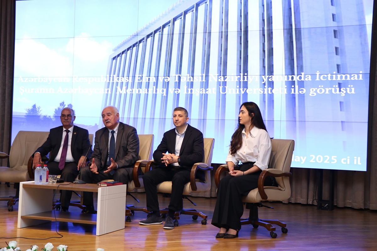Elm və Təhsil Nazirliyi yanında İctimai Şuranın üzvləri AzMİU-da olublar