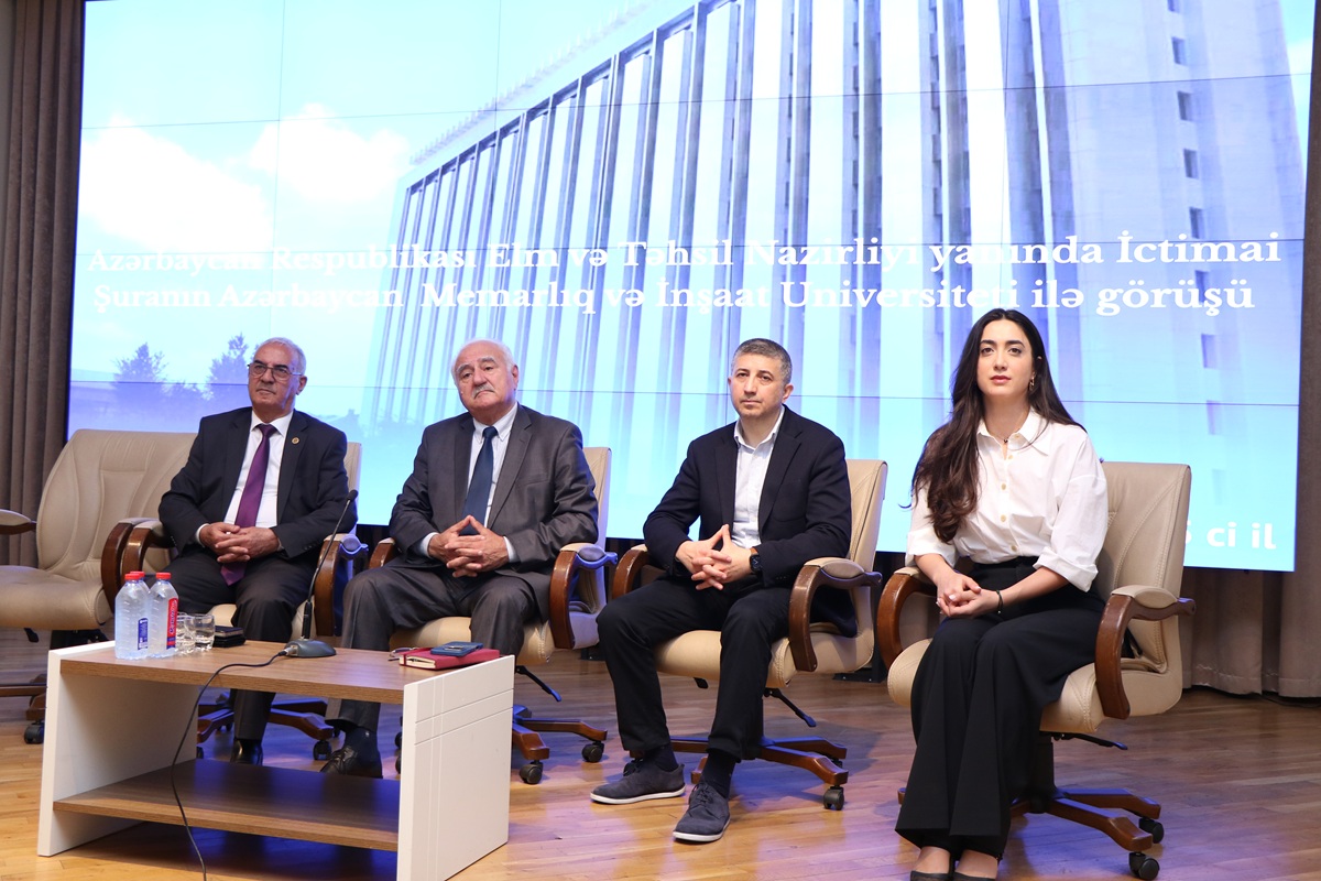 Elm və Təhsil Nazirliyi yanında İctimai Şuranın üzvləri AzMİU-da olublar