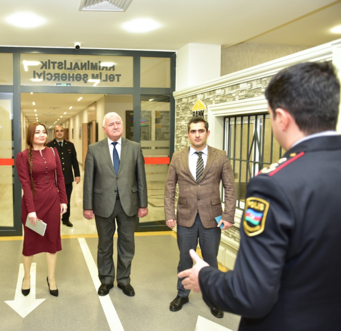 Elm və Təhsil Nazirliyi yanında İctimai Şuranın üzvləri Polis Akademiyasında olublar