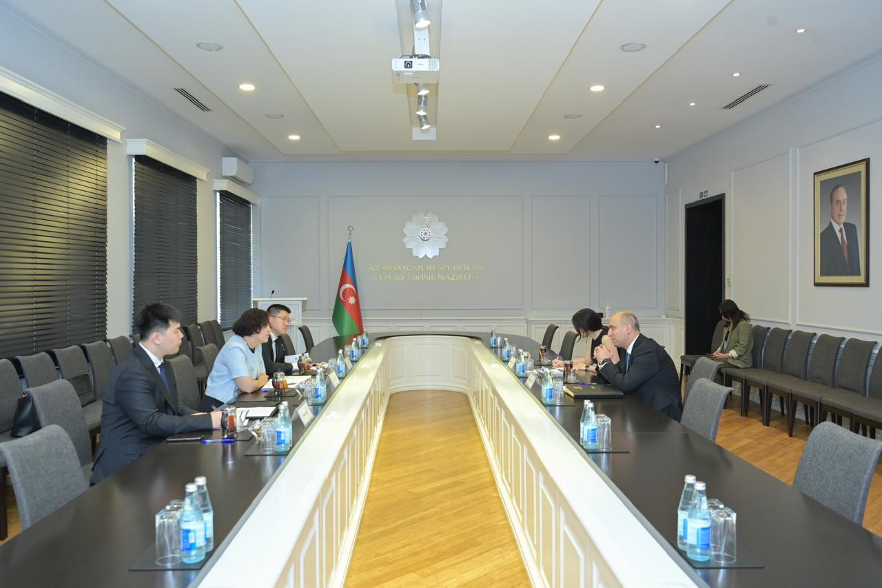 Emin Əmrullayev Çinin ölkəmizdəki səfiri ilə görüşüb