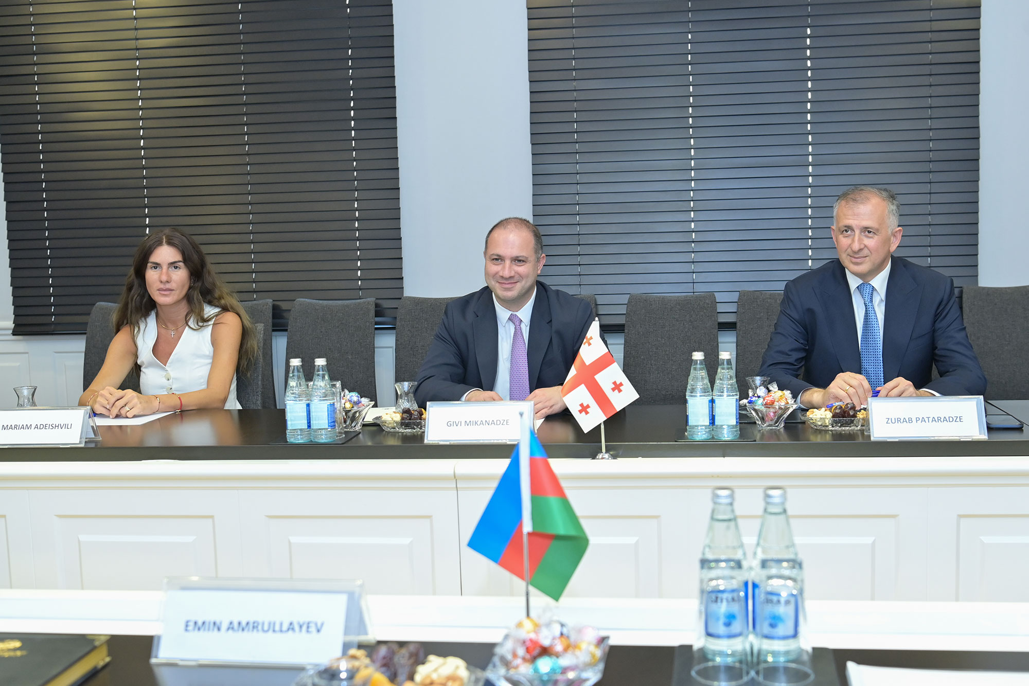 Emin Əmrullayev Gürcüstanın təhsil, elm və gənclər naziri ilə görüşüb