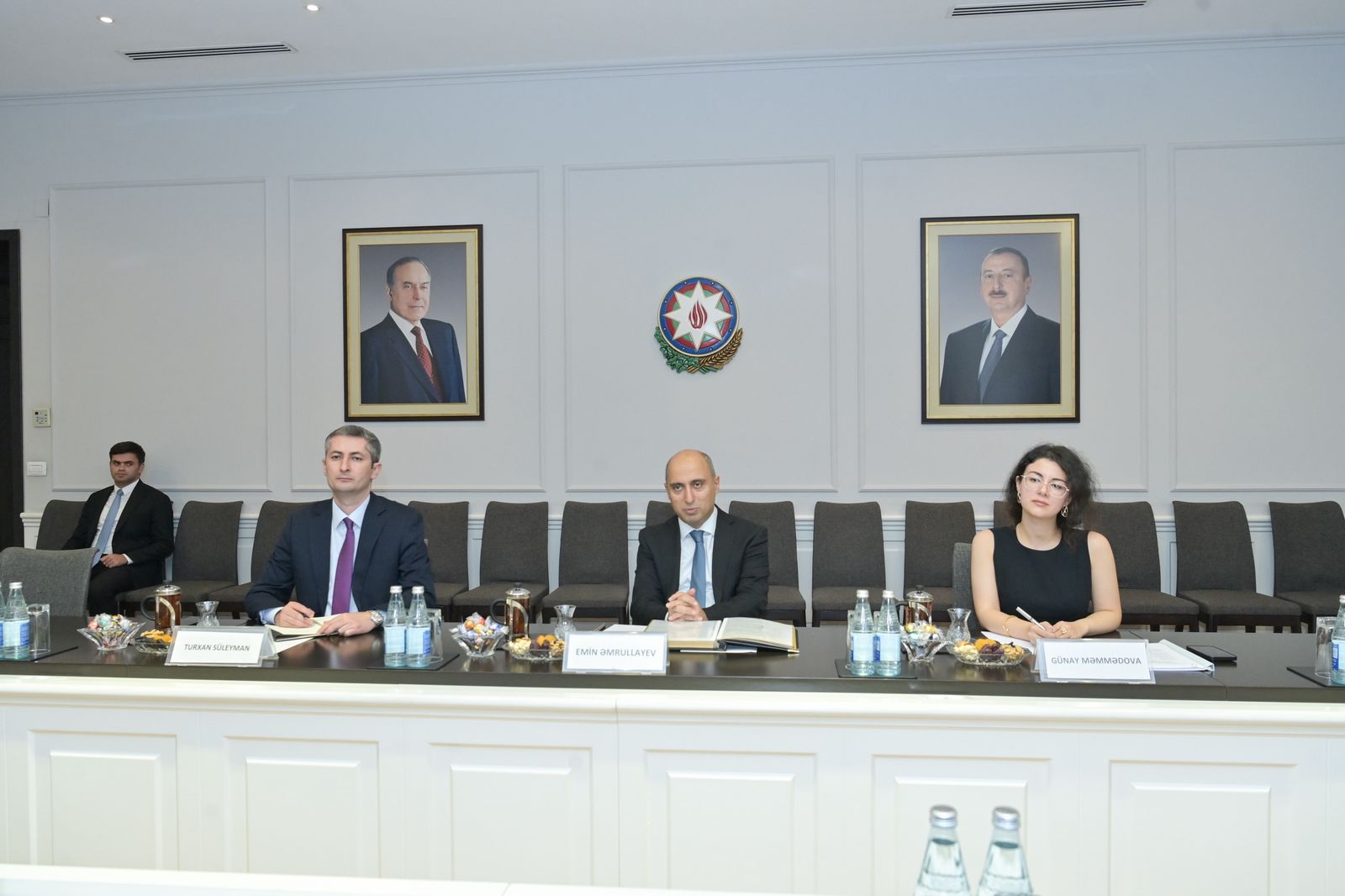 Emin Əmrullayev Özyeğin Universitetinin rektoru ilə görüşüb