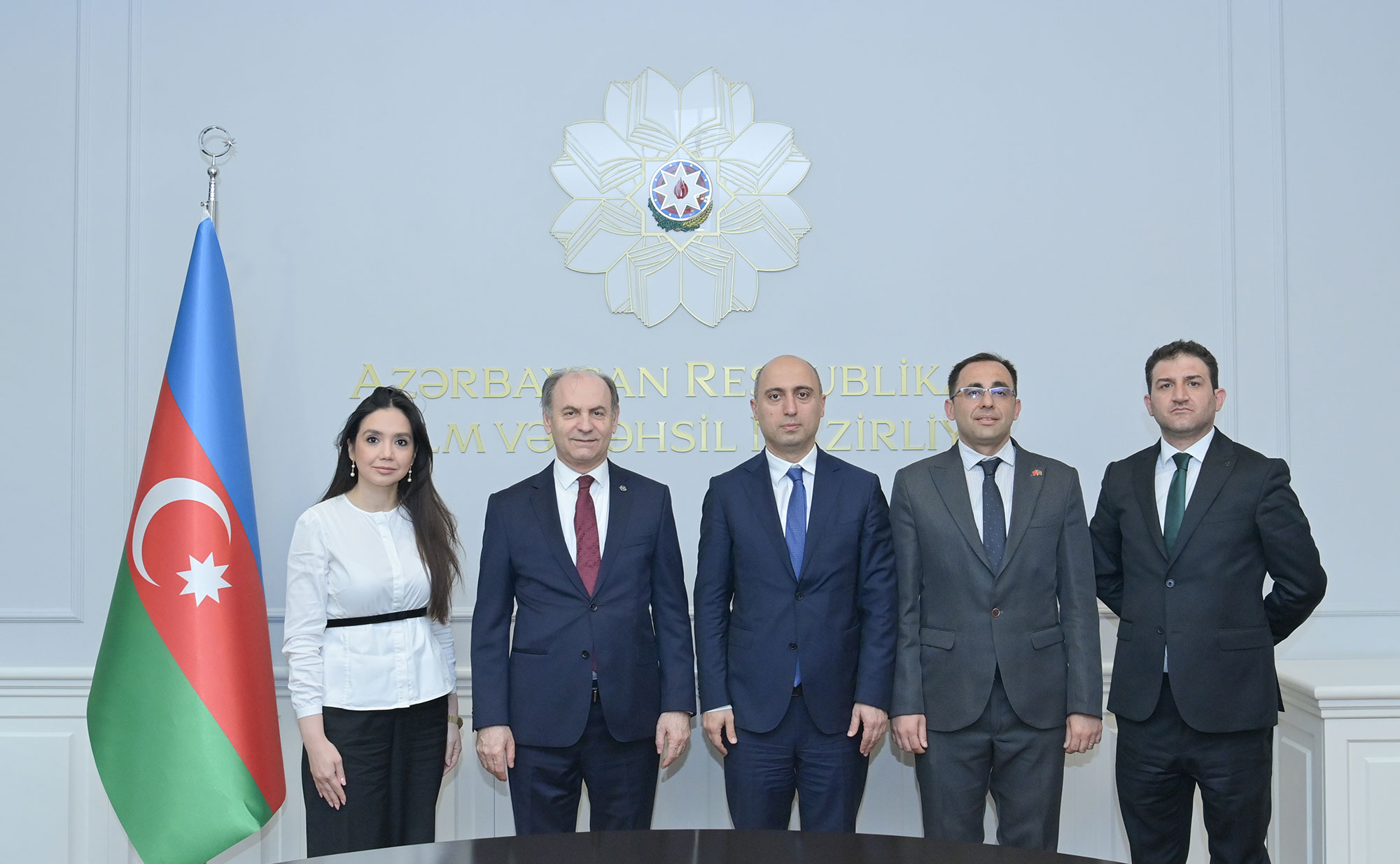 Emin Əmrullayev Türk Hava Qurumu Universitetinin rektoru ilə görüşüb 