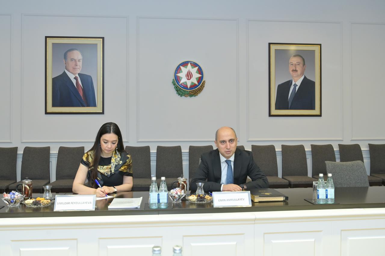 Emin Əmrullayev Ukraynanın ölkəmizdəki səfiri ilə görüşüb