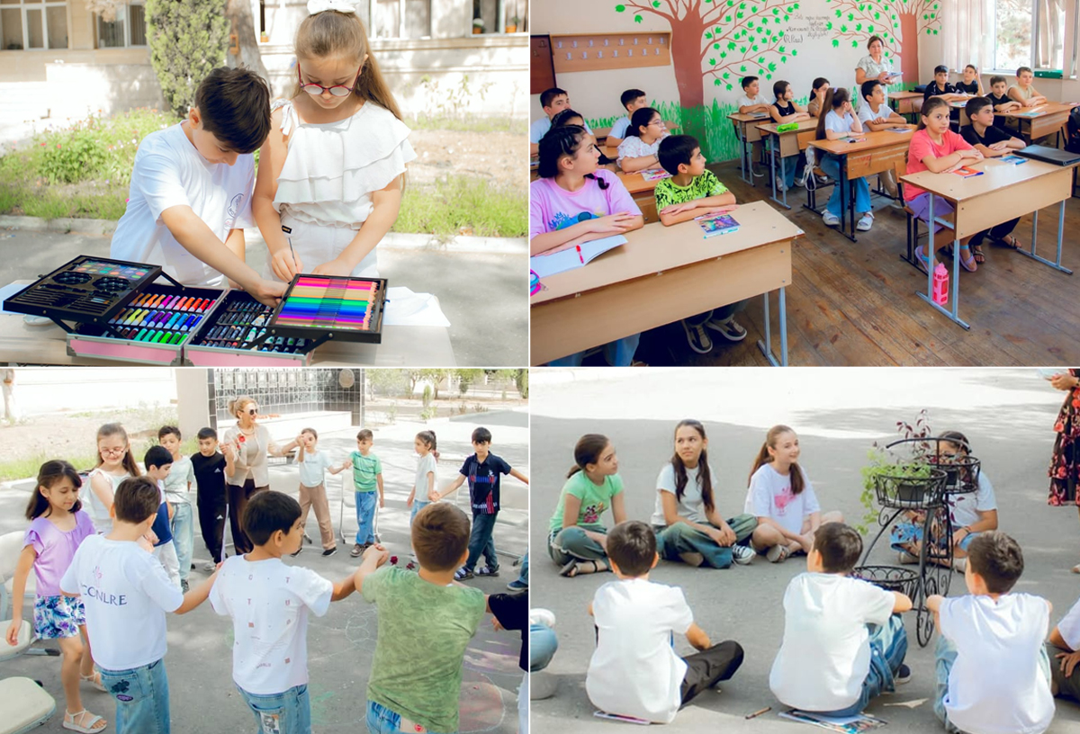 “Evdə boş oturmaqdansa, məktəbə gəlmək daha yaxşıdır” – “Yay məktəbi”ndən REPORTAJ
