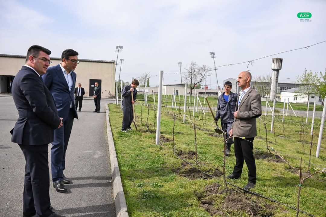 Fərid Qayıbov Qəbələ Dövlət Peşə Təhsil Mərkəzinin tələbələri ilə görüşüb