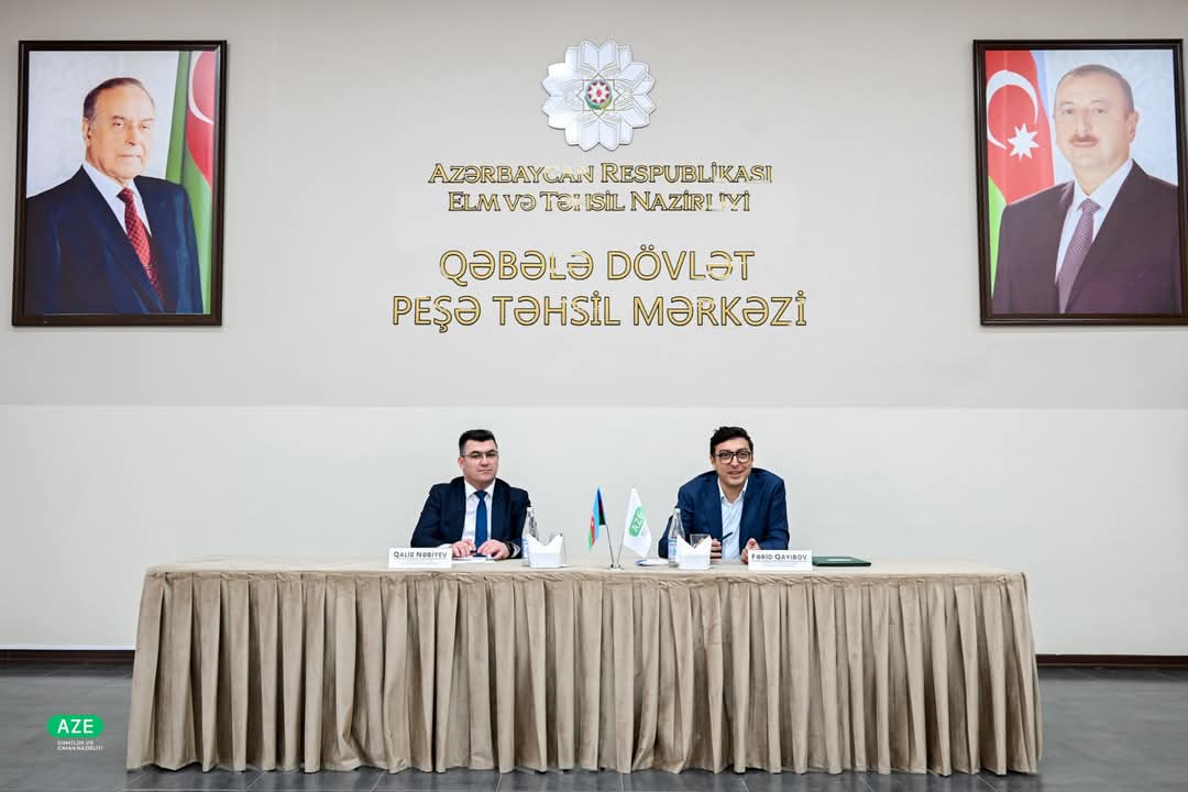Fərid Qayıbov Qəbələ Dövlət Peşə Təhsil Mərkəzinin tələbələri ilə görüşüb