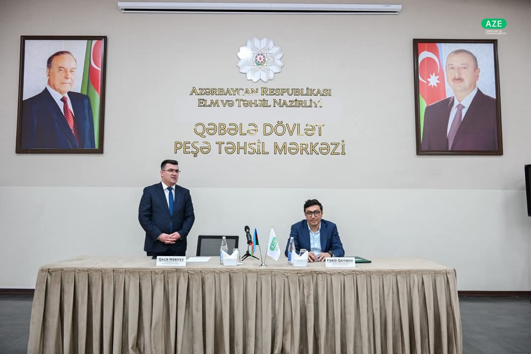 Fərid Qayıbov Qəbələ Dövlət Peşə Təhsil Mərkəzinin tələbələri ilə görüşüb