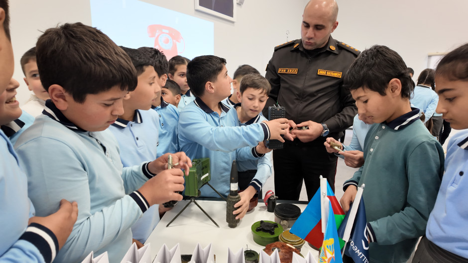 FHN işğaldan azad edilmiş ərazilərdəki məktəblərdə təlimlər keçirib - Video