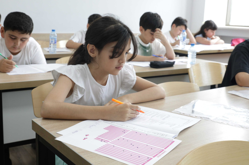 “Gənc istedadlar” liseyinin V siniflərinə qəbul imtahanı keçirilib 