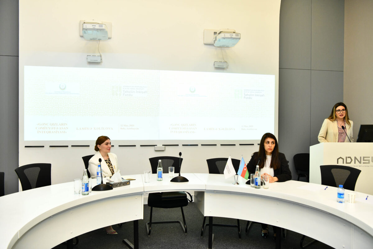 “Gənc qızların cəmiyyətə asan inteqrasiyasına hazırlıq” mövzusunda təlim keçirilib