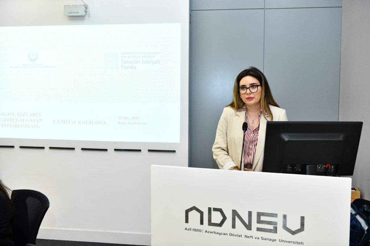 “Gənc qızların cəmiyyətə asan inteqrasiyasına hazırlıq” mövzusunda təlim keçirilib