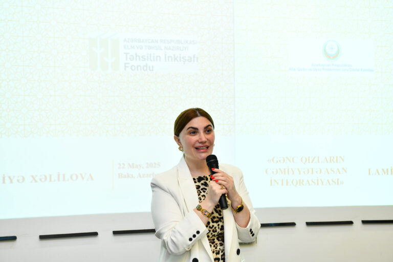 “Gənc qızların cəmiyyətə asan inteqrasiyasına hazırlıq” mövzusunda təlim keçirilib
