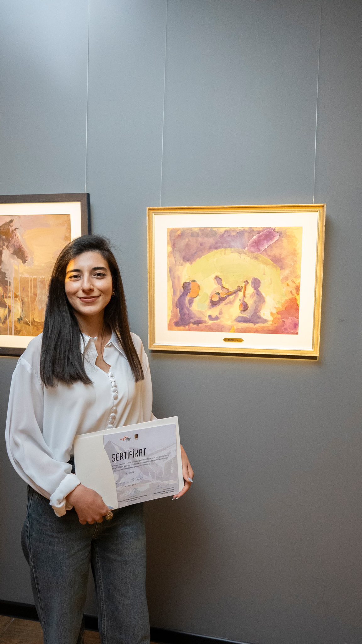 Gənc rəssamların sərgisi - Mövzu Qarabağ olub 