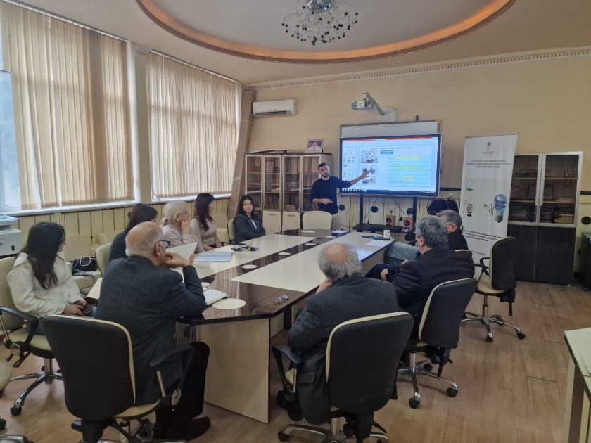 Gənc tədqiqatçı Makedoniyada apardığı tədqiqatların nəticələrini təqdim edib 