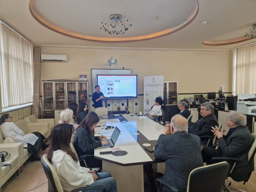 Gənc tədqiqatçı Makedoniyada apardığı tədqiqatların nəticələrini təqdim edib