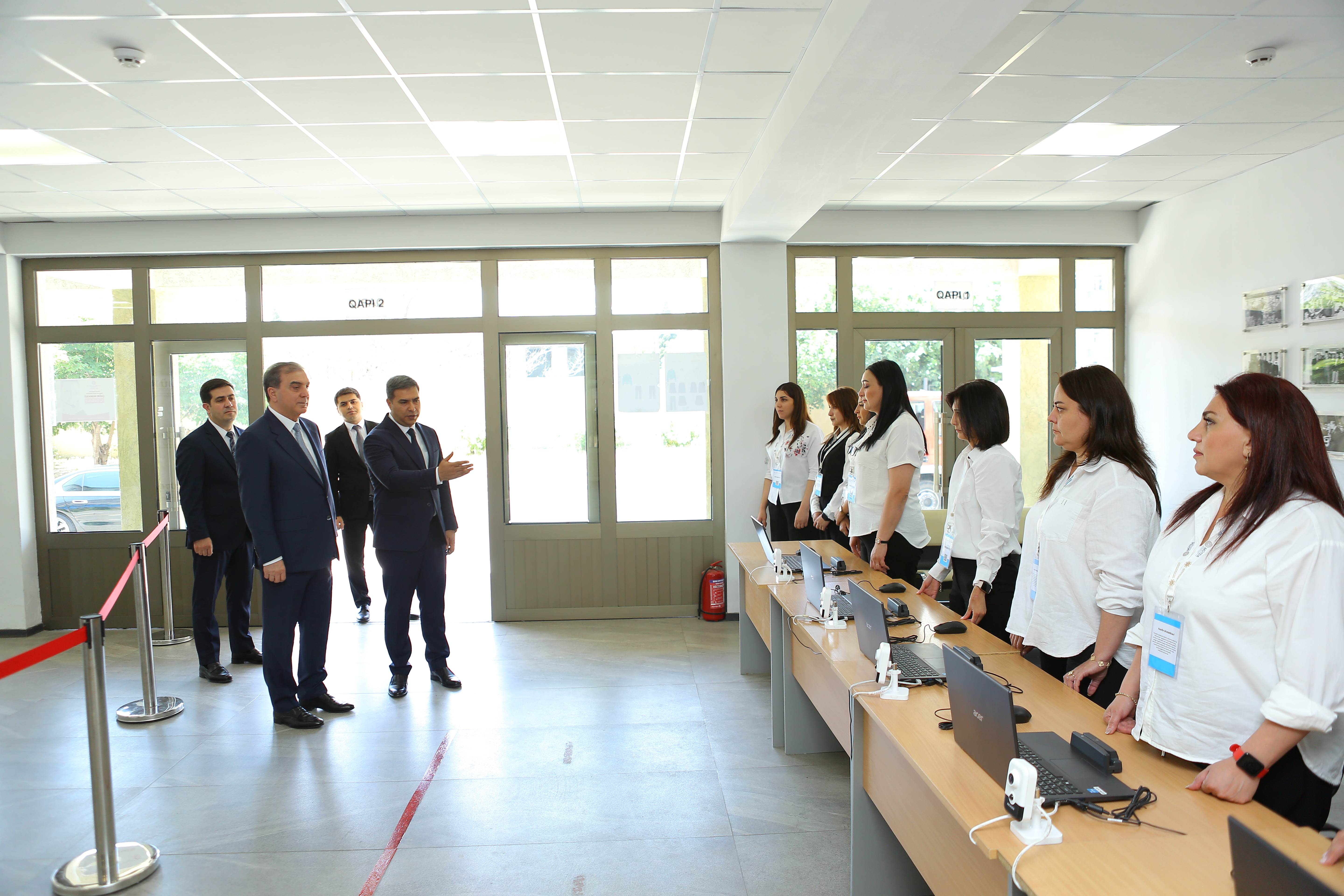 Gəncə şəhərinin icra başçısı sertifikatlaşdırma prosesini izləyib 