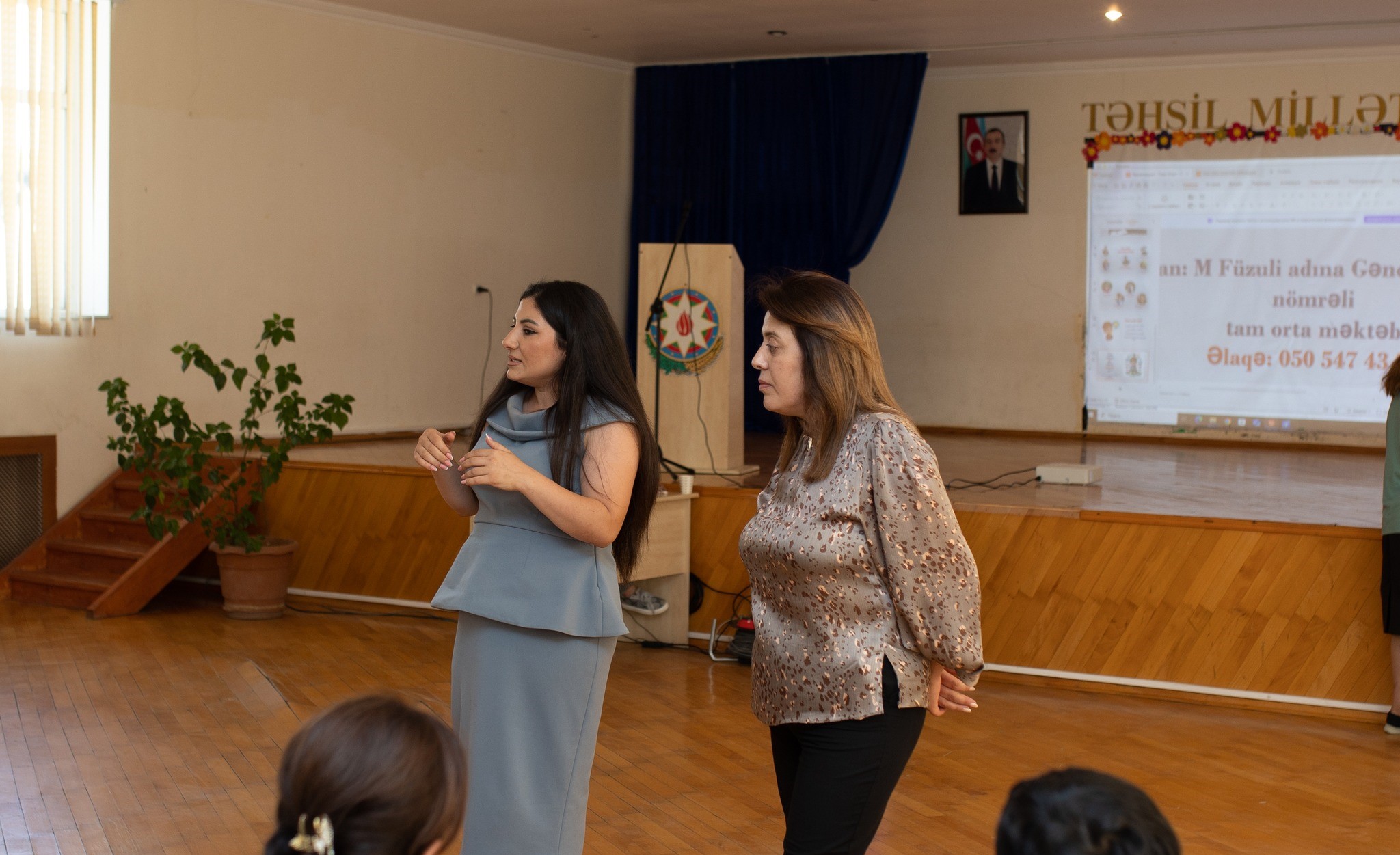 Gəncə və Goranboyda yenilənmiş tam orta məktəblərə qəbul həyata keçirilir