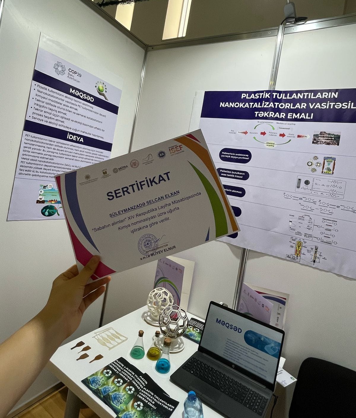 Həm rəssamdır, həm də tədqiqatla məşğul olur - Oğuz məktəblisinin uğuru