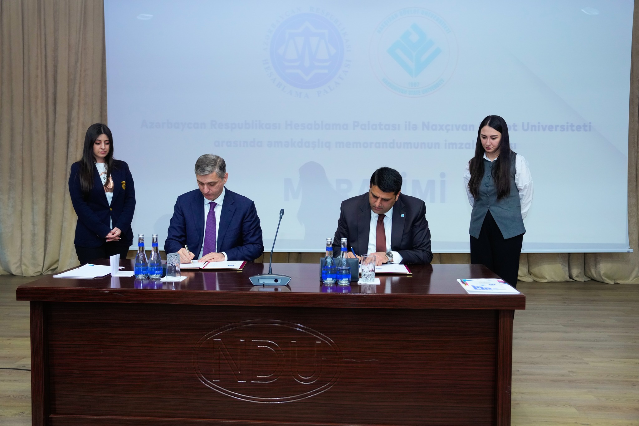 Hesablama Palatası ilə Naxçıvan Dövlət Universiteti elmi-praktik əlaqələrini inkişaf etdirəcək 